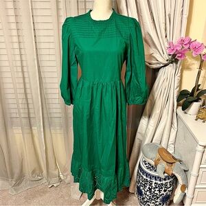 NWOT Crown & Ivy Lamar Green Dress Size 12
